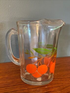 Vintage Anchor Hocking Cherry Pitcher